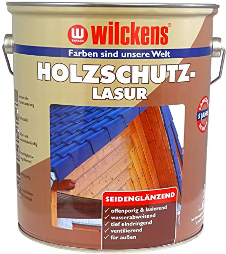 Wilckens Holzschutzlasur für Außen, 5 l, Nussbaum