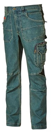 Jeans para hombre U-Power, diseño de óxido, pantalón de corte recto, tela de algodón cómoda, ajuste elegante, uso casual, múltiples bolsillos, pantalones de pierna recta - RUST JEANS 58