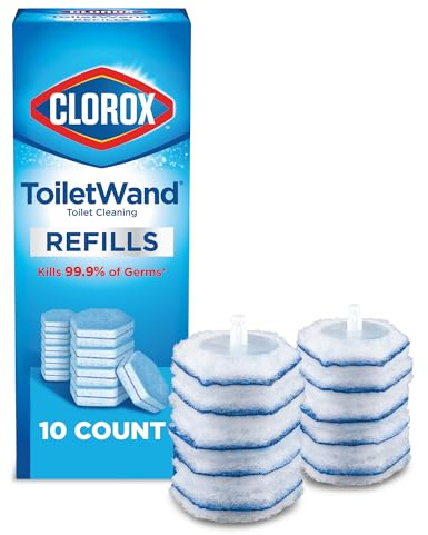 Clorox ToiletWand Toilet Cleaner Refills, Toilet brush, Original, 10 Count