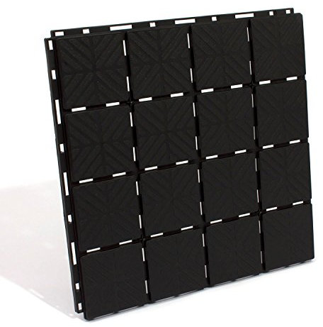 Prosperplast Bodenplatte, schwarz, 40 x 40 x 2 cm, IES40-S411