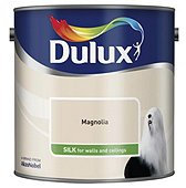 Dulux Silk Emulsion Paint, Magnolia, 2.5L