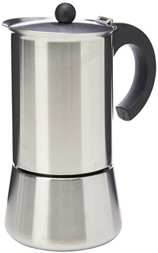 IBILI - Cafetera Express Indubasic, 12 Tazas, 500 ml, Acero Inoxidable, Apto para inducción