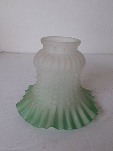 Campanella Paralume Vetro di ricambio per lampade e lampadari In ferro ed ottone Verde