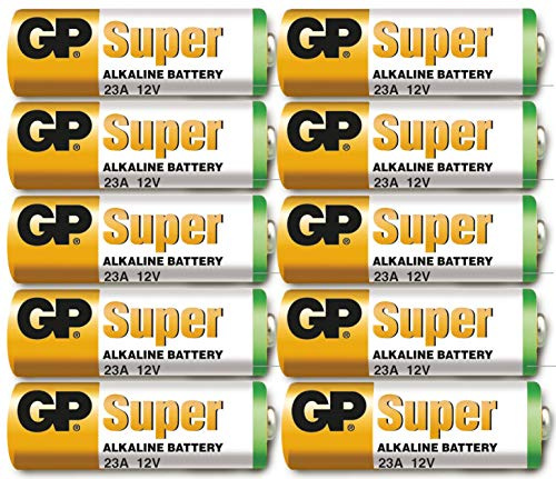 10 Pack x GP Alkaline 23AE 12V by GP Batteries