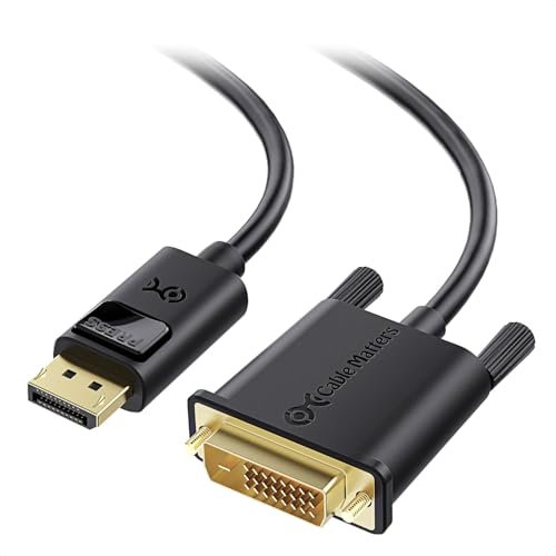 Cable Matters DisplayPort auf DVI Kabel 1,8 Meter (DisplayPort DVI Kabel, DP auf DVI) für 1920x1200 / 1080p 60Hz