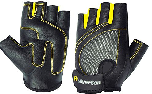 Silverton Fitness Handschuhe Lady, schwarz/gelb, M