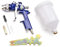 IPOTOOLS HVLP Lackierpistole Spritzpistole 1,3 mm - H-827P Profi Farbsprühsystem Spraypistole mit 600 ml Plastikbecher und Edelstahldüse 1,3 mm