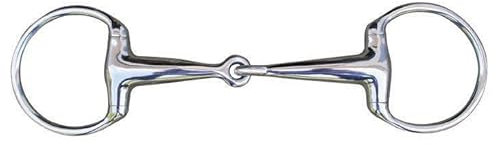 HKM SPORTS EQUIPMENT Olivenkopfgebiss, 16 mm aus massivem Edelstahl, 65/125 Weite Gebisse-9871