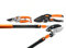 Gartenpaul 3er Set mit 6-fach Teleskop Ratschen Astschere inkl. beidseitiger Amboss Klinge + Rollschere R1 + Bypass Damengartenschere Lady