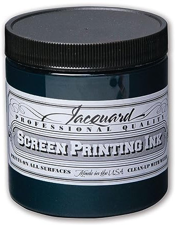 Jacquard Water Based Screen Printing Ink, Green, 8 oz – Fabric Paint for T-Shirts, Textiles & Art Projects