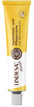 Lindesa Pflegecreme mit Bienenwachs | Handcreme, Hautschutzcreme, Handpflege | Metall-Tube 50ml (1)