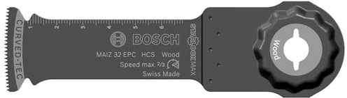 Bosch Professional Starlock - Hoja de sierra de inmersión para madera, HCS MAIZ 32 EPC, 80 x 32 mm