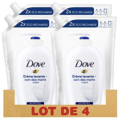 Dove jabón líquido 500ml rellenar original - Conjunto de 4