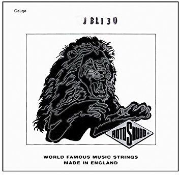 Rotosound corde per basso elettrico JAZZ 77 MONEL FLATWOUND Corda singola LOW B DOUBLE BALL FW JBL130