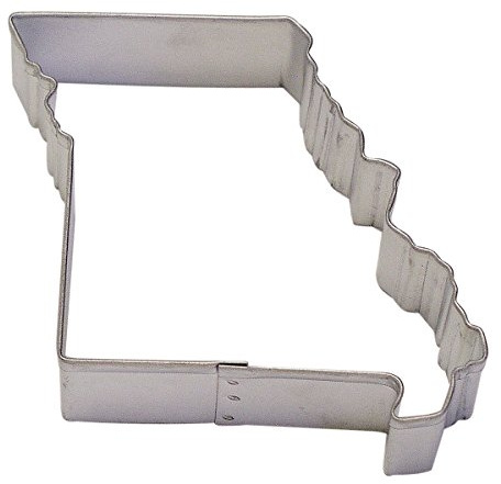 R&M Missouri State Cookie Cutter in Durable, Economical, Tinplated Steel