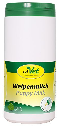 cdVet Naturprodukte Welpenmilch 750 g - Hund, Katze, Nager - Milchaustausch-Ergänzungsgfuttermittel - Ersatzmilch - Anteil an hochwertigem Kolostrum - stabil bleibende Verdauung - Abwehrkomponenten -