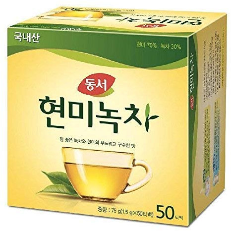 Dong Suh Brown Rice Green Tea 50 Teabags 75g