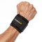 BraceUP Banda de compresión para la muñeca y muñequera ajustable Muñequera, refuerzo para tendinitis, tenis, gimnasio, trabajo, talla única ajustable (Negro)