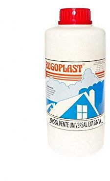 Rugoplast - Disolvente universal extra diluyente para pinturas y barnices en general, limpieza de utensilios, 1L, Incoloro