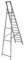 Stufen-StehLeiter (Alu), Arbeitshöhe 4,8 m,Standhöhe 2,80 m, Leiternlänge 3,45 m, 16,6 kg