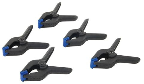 Silverline Tools 250143 Pinzas de Sujeción con Resorte, Mordaza de 110 mm, 5 Piezas