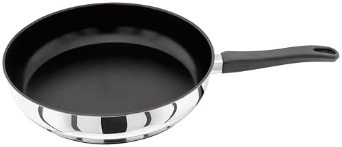 Judge Vista Stainless Steel Non-Stick Large Skillet Frying Pan 28cm Induction Ready, Oven Safe