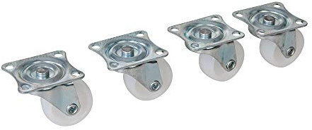 FIXMAN 372189 - Ruedas giratorias, 4 pzas (31 mm)