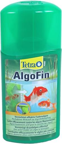 Tetra Pond Algofin - Anti Algue pour Bassin de Jardin - Efficace sur tous types d'Algues - 250 ml