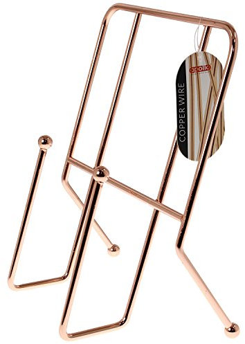 APOLLO 4598 Copper Cookbook holder, Metal, 22.7x13.3x22.4