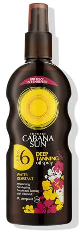 Cabana Sun Deep Tanning Oil Spray SPF6-200 ml