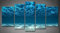 5 Verkleidung Blau Ozean Boden Aussicht Unter Oberfläche Wandkunst Malerei Das Bild Druck Auf Leinwand Seelandschaft Kunstwerk Bilder Für Zuhause Büro Moderne Dekoration