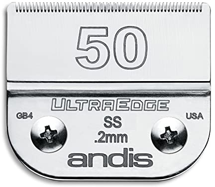 Andis 64185 UltraEdge-Hundescherklinge aus kohlenstoffverstärktem Stahl, Größe 50SS, 1/125-Zoll-Schnittlänge