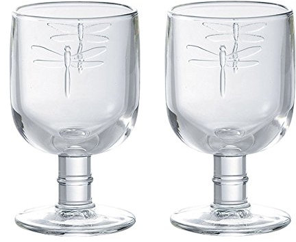 La Rochere Libellules Dragonfly Large Wine Water Glass, 280ml, Set of 2
