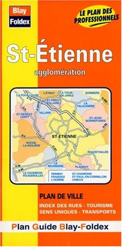 Plan de ville : St-Étienne (avec un index)