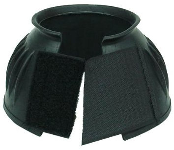 ARBO-INOX Springglocke Hufglocke Doppelklettverschluss schwarz