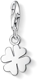 Thomas Sabo Damen Charm-Anhänger Kleeblatt Charm Club 925 Sterling Silber 0884-001-12