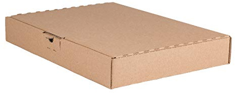 BB-Verpackungen 300 x Boîte carton grande lettre 350 x 250 x 50 mm (format A4, cannelure simple, résistante aux charges jusqu'à 25 kg) - Sets entre 25 et 2800 unités