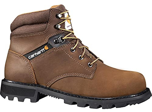 Carhartt Men's Traditional Welt 6 Steel Toe Work Boot, Light Brown Oil Tanned, 12 M US