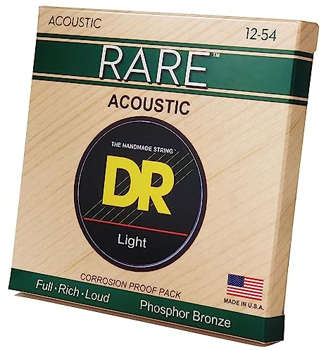 DR String RPM-12 Rare Jeu de cordes pour guitare acoustique