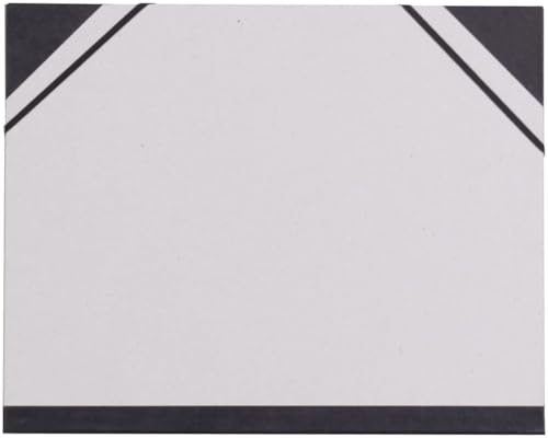 Clairefontaine 44611C - Cartella portadisegni con chiusura con elastico 26x33 cm, cartone grigio