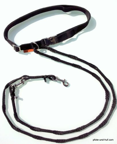 elropet Joggingleine mit Bauchgurt Weltneuheit Fahrradleine Walkingleine Hundeleine