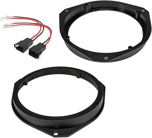 Sound-way Spacer rings adapters and harness kit for 6.5 inch / 165 mm speakers compatible with Fiat, Lancia, Alfa Romeo, Vauxhall, Ford, Peugeot, Citroen, Iveco