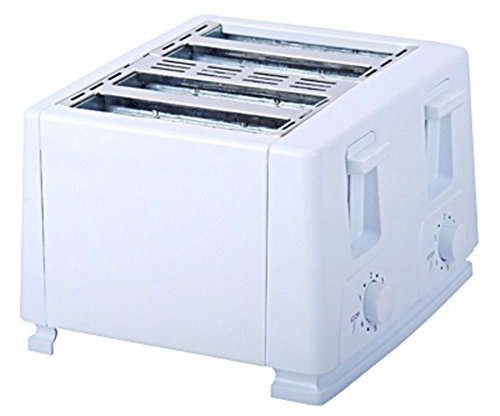Brentwood TS-264 4 Slice Toaster, White