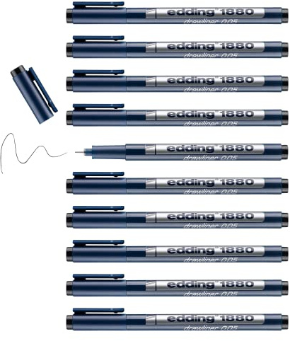 edding 1880 0,5 draglinor 0.2mm 0,2mm
