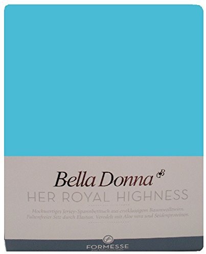 Bella-Donna Bella-Donna Jersey Spannbettlaken tuerkis, 120x200 - 130x220 cm