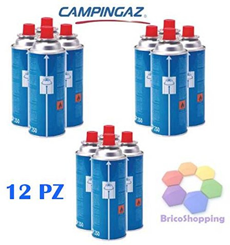 BricoShopping 12 Stück Gaskartuschen BUTANO CP 250 für Backöfen