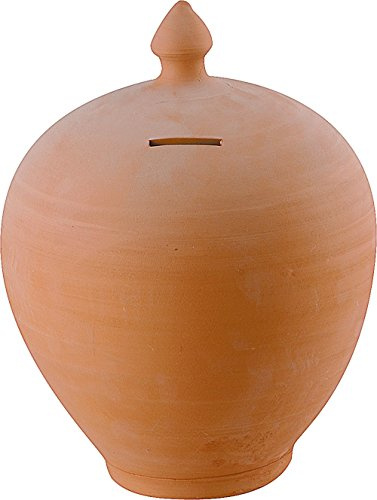 Salvadanaio in terracotta Cm.50 h. (rifinito a mano) - Made in Italy