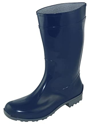 Regenliebe Damen Gummistiefel de Störtregen Regenstiefel Langschaft, Farbe:blau, Größe:40 EU