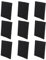 15pcs Cats Litter Box Charcoal Filter Litter Pans Filter Replacement Activated Charcoal Filters Pad Cat Litter Odor Filters for Pets Litter Waste Boxes Tray Toilet Pans