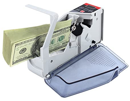 Geldzählmaschine Banknotenzähler Banknoten Zähler Zählmaschine 600 pcs/min V40